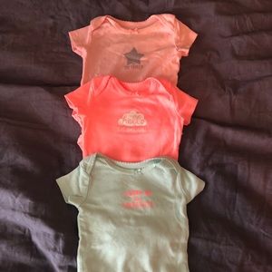 3 Onesies for Girls